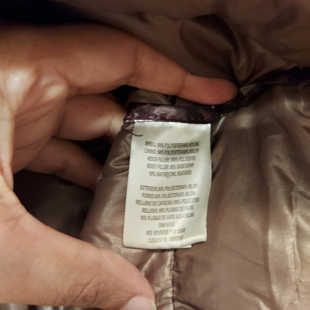 Andrew Marc packable down jacket - Picture 4 of 6